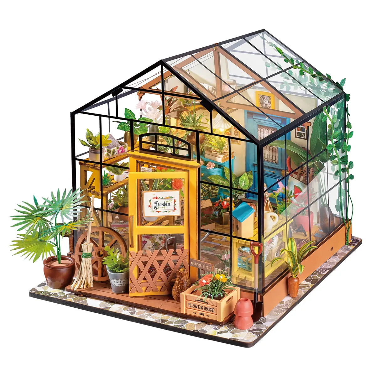 Flower House - DIY Miniature House Kit