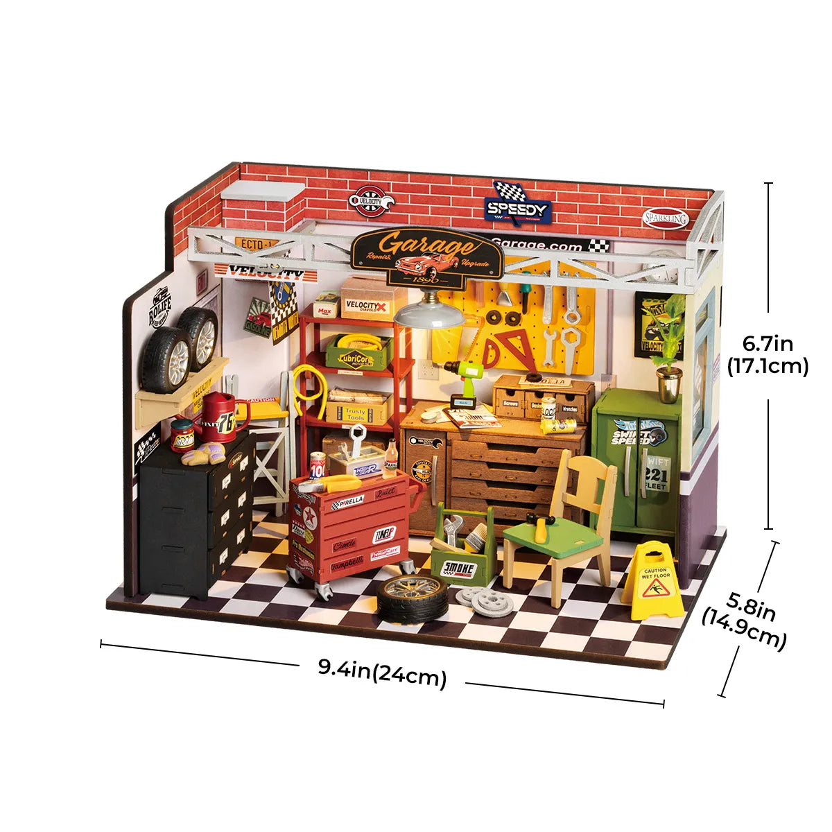 Garage Workshop - DIY Miniature House Kit