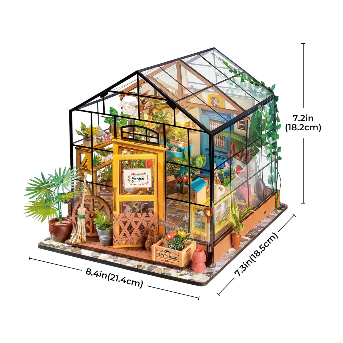 Flower House - DIY Miniature House Kit