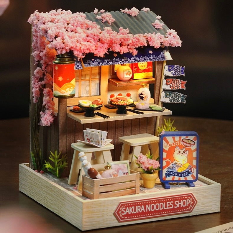 Sakura Noodle Shop - DIY Miniature House Kit