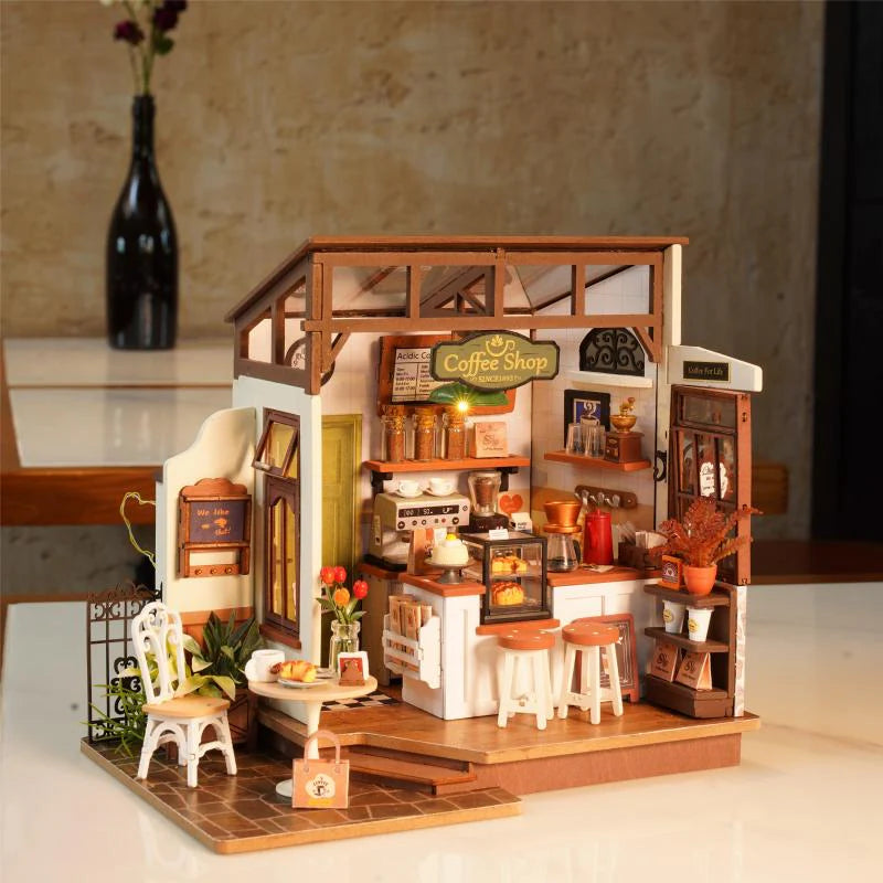 Coffee Shop - DIY Miniature House Kit