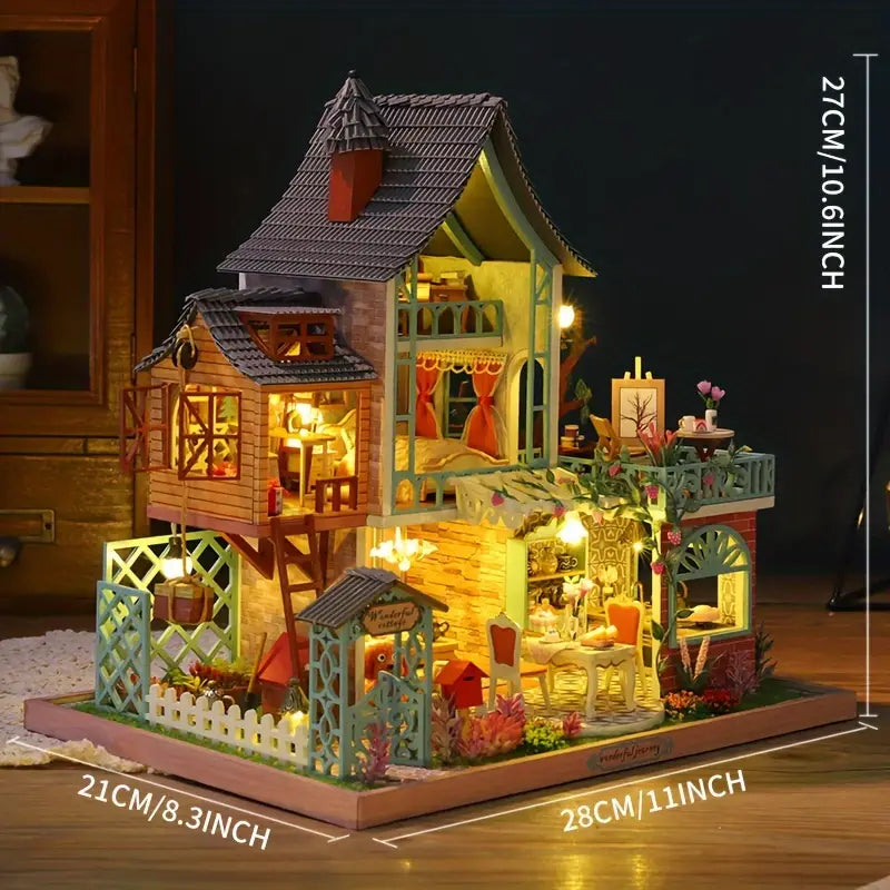 Haven Cottage - DIY Miniature House Kit