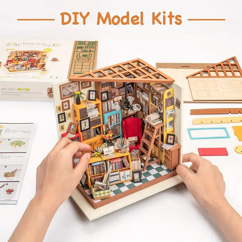 Sam's Study - DIY Miniature House Kit