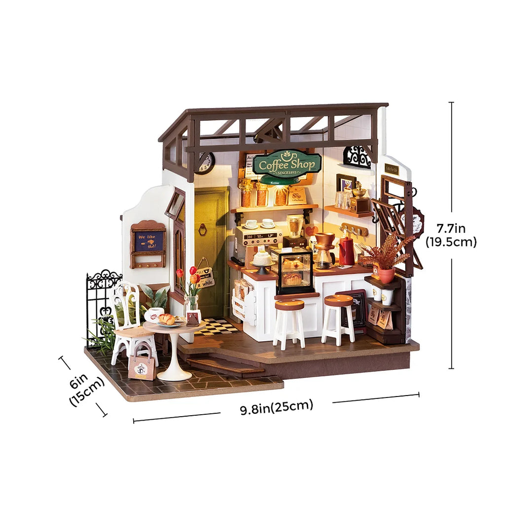 Coffee Shop - DIY Miniature House Kit