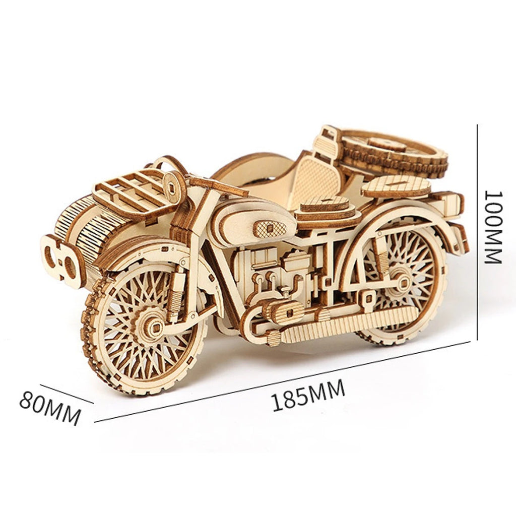 Sidecar Motorcycle DIY Model Kit