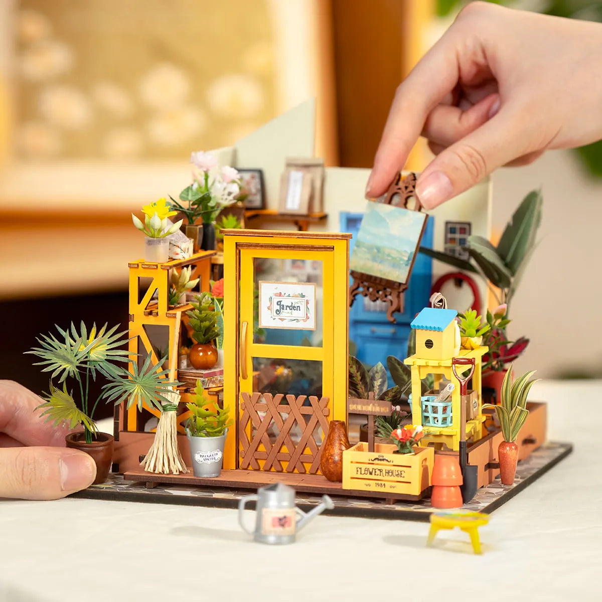 Flower House - DIY Miniature House Kit
