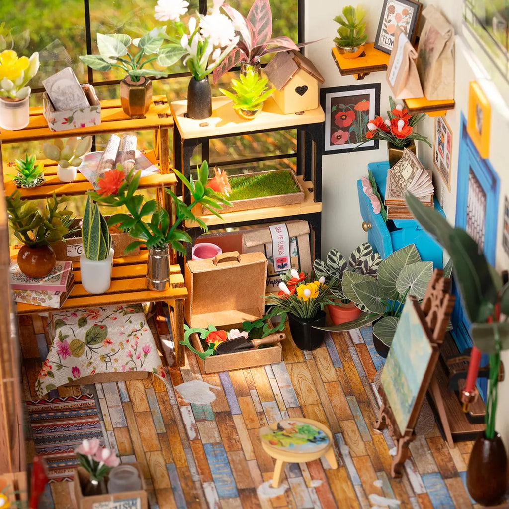 Flower House - DIY Miniature House Kit