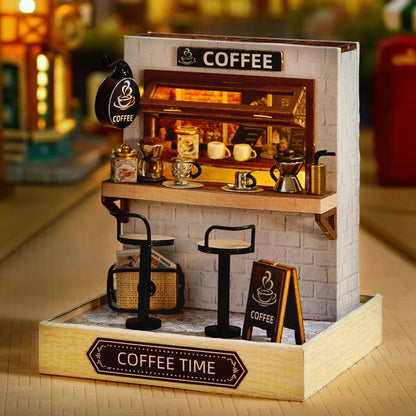Coffee Time - DIY Miniature House Kit