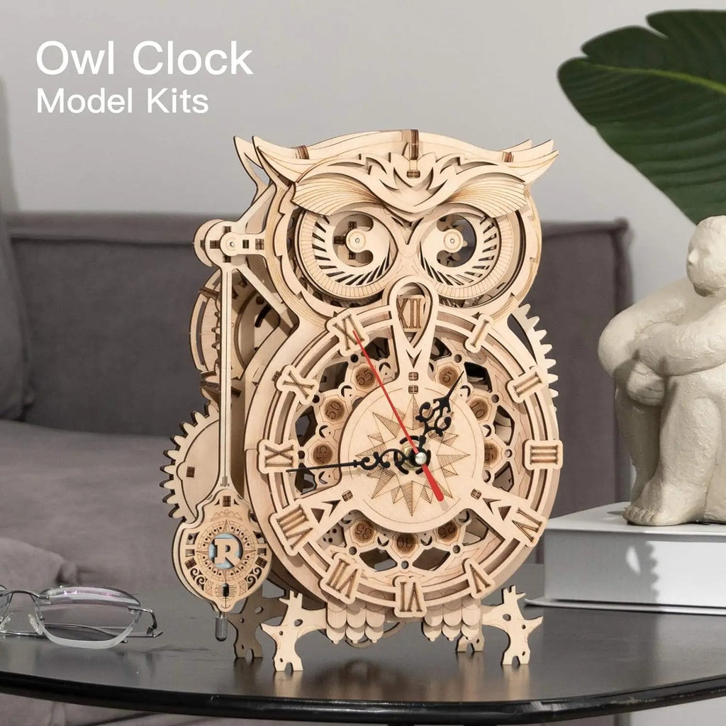 Owl Clock - DIY Model Kit