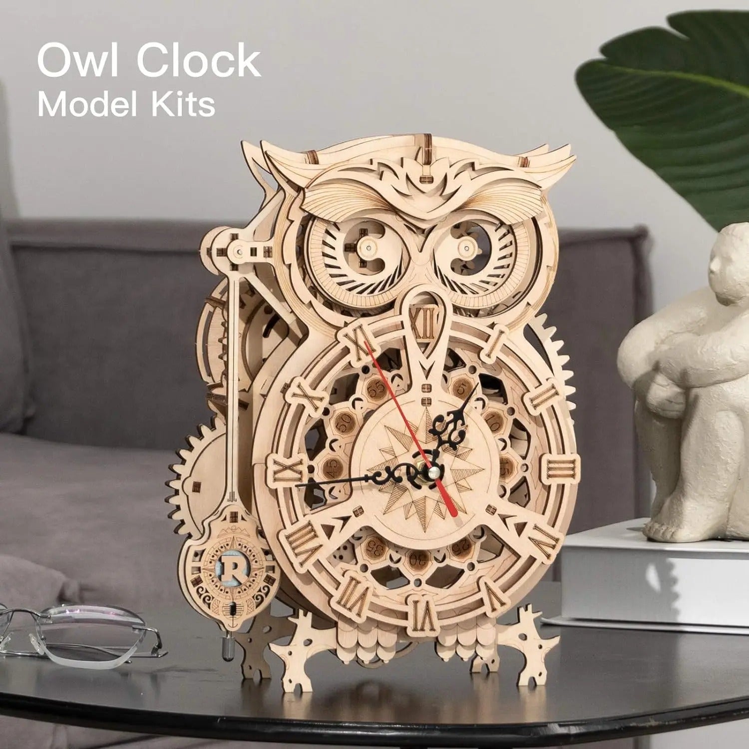 Owl Clock - DIY Model Kit
