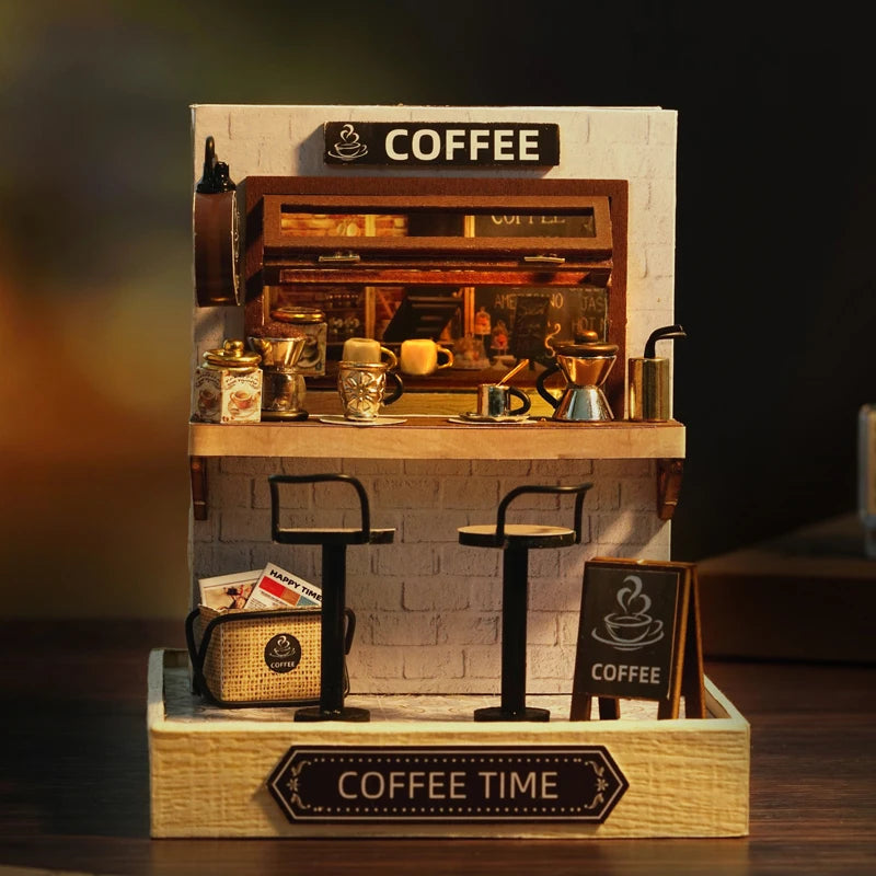 Coffee Time - DIY Miniature House Kit