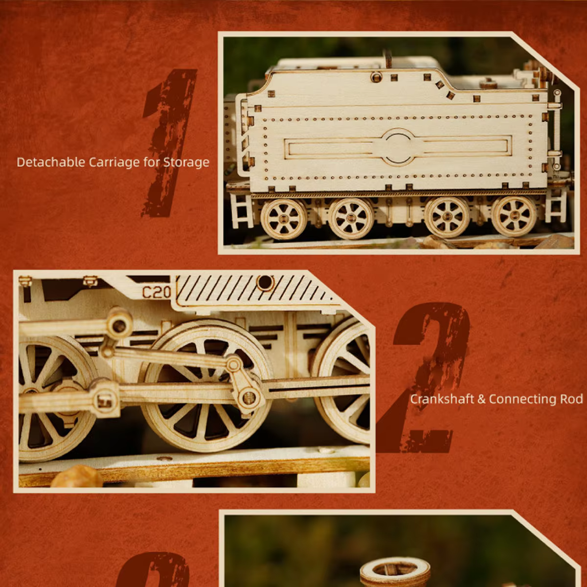Locomotive DIY Model Kit
