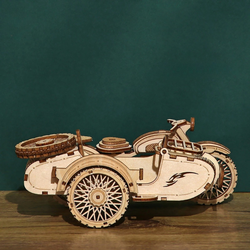 Sidecar Motorcycle DIY Model Kit