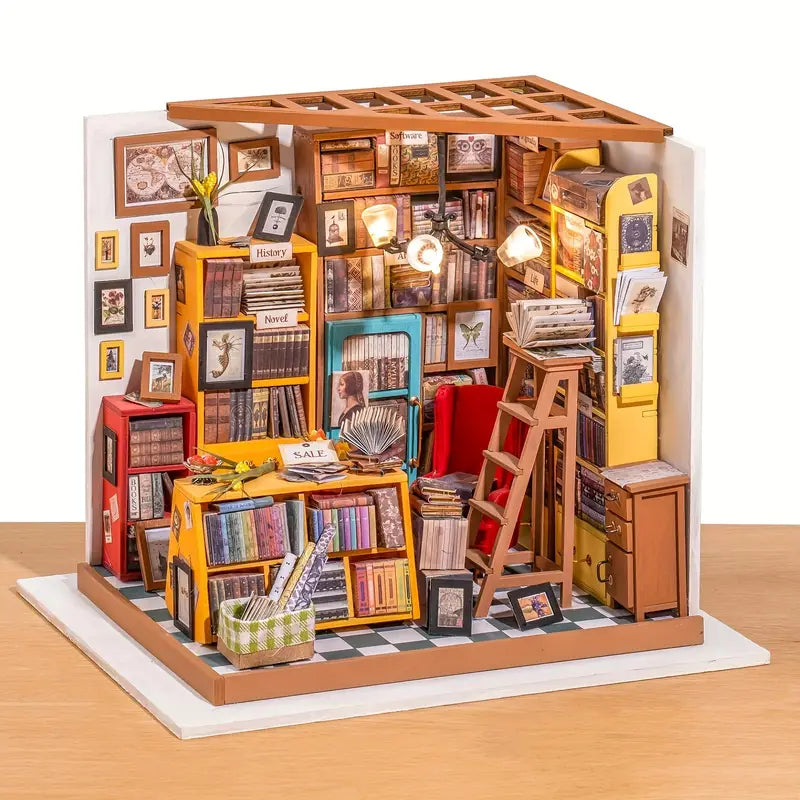 Sam's Study - DIY Miniature House Kit