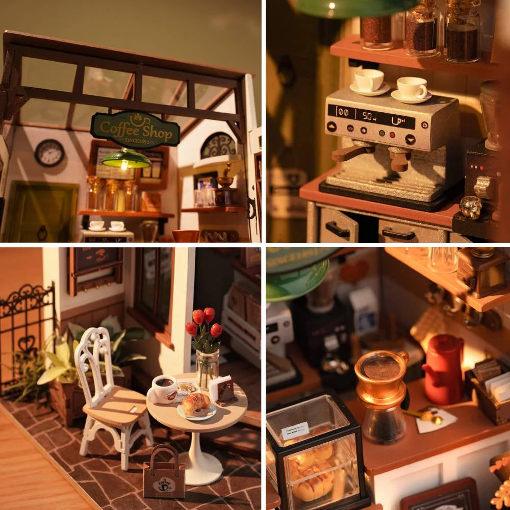 Coffee Shop - DIY Miniature House Kit