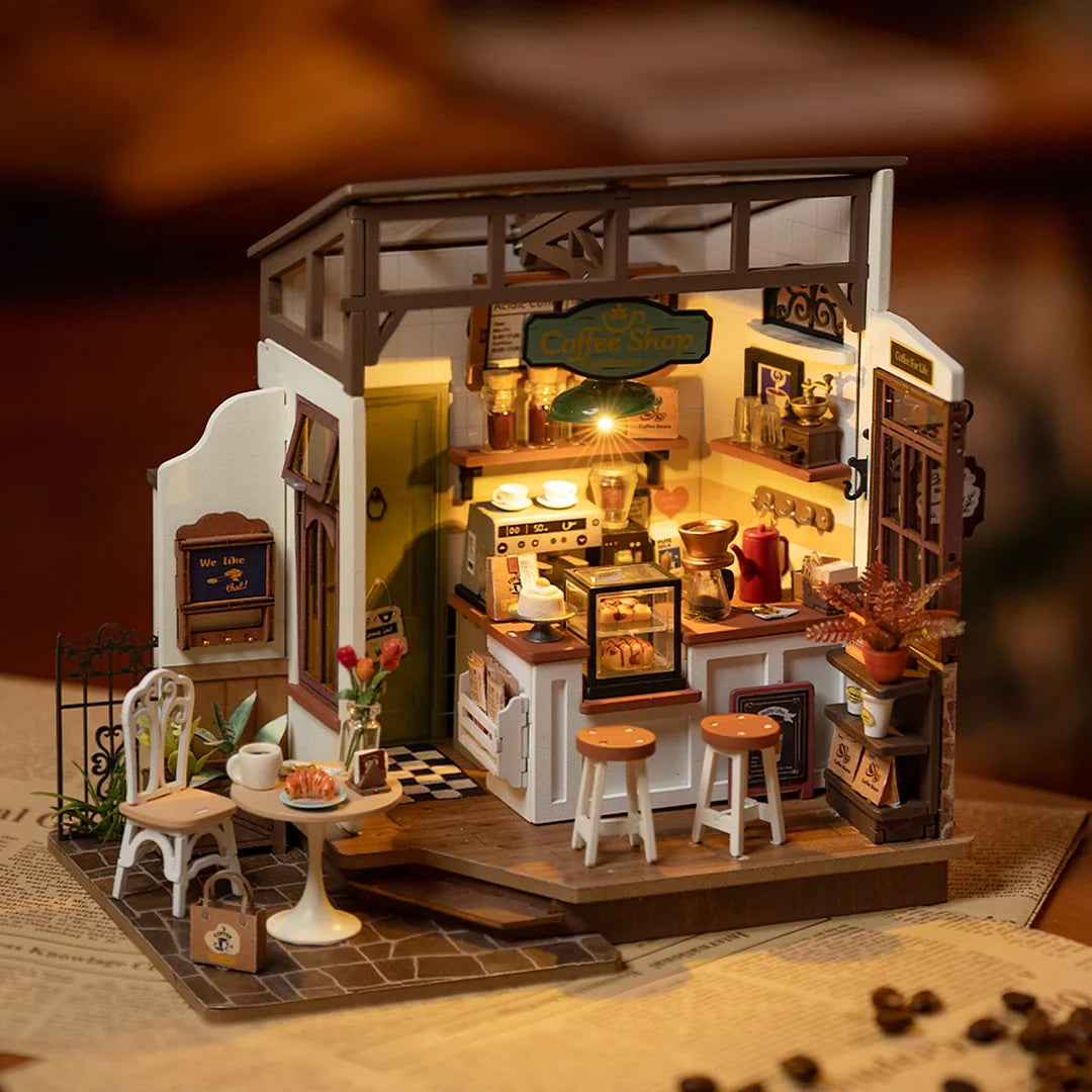 Coffee Shop - DIY Miniature House Kit