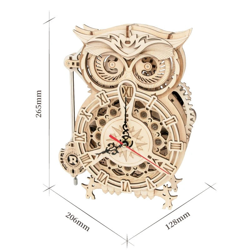 Owl Clock - DIY Model Kit