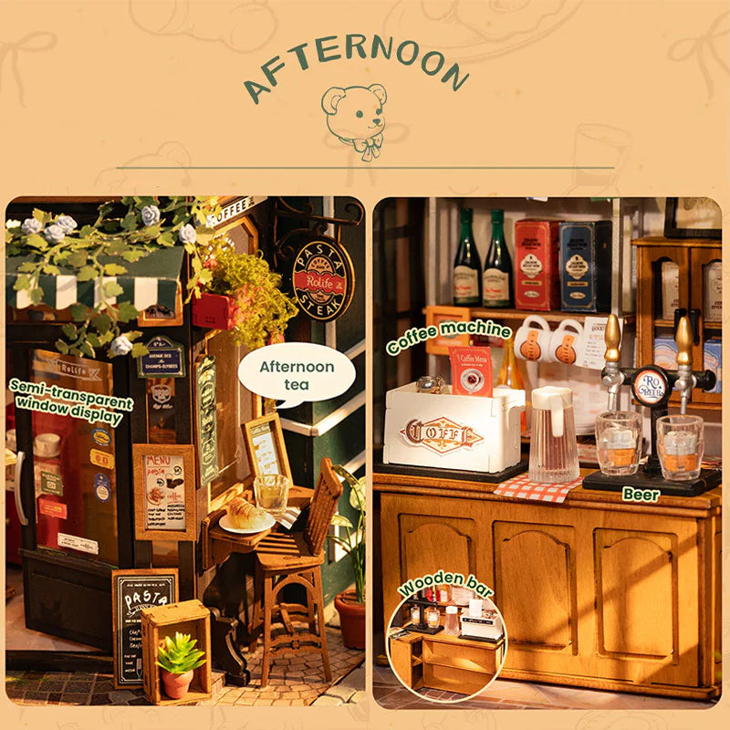 Tipsy Restaurant - DIY Miniature House Kit